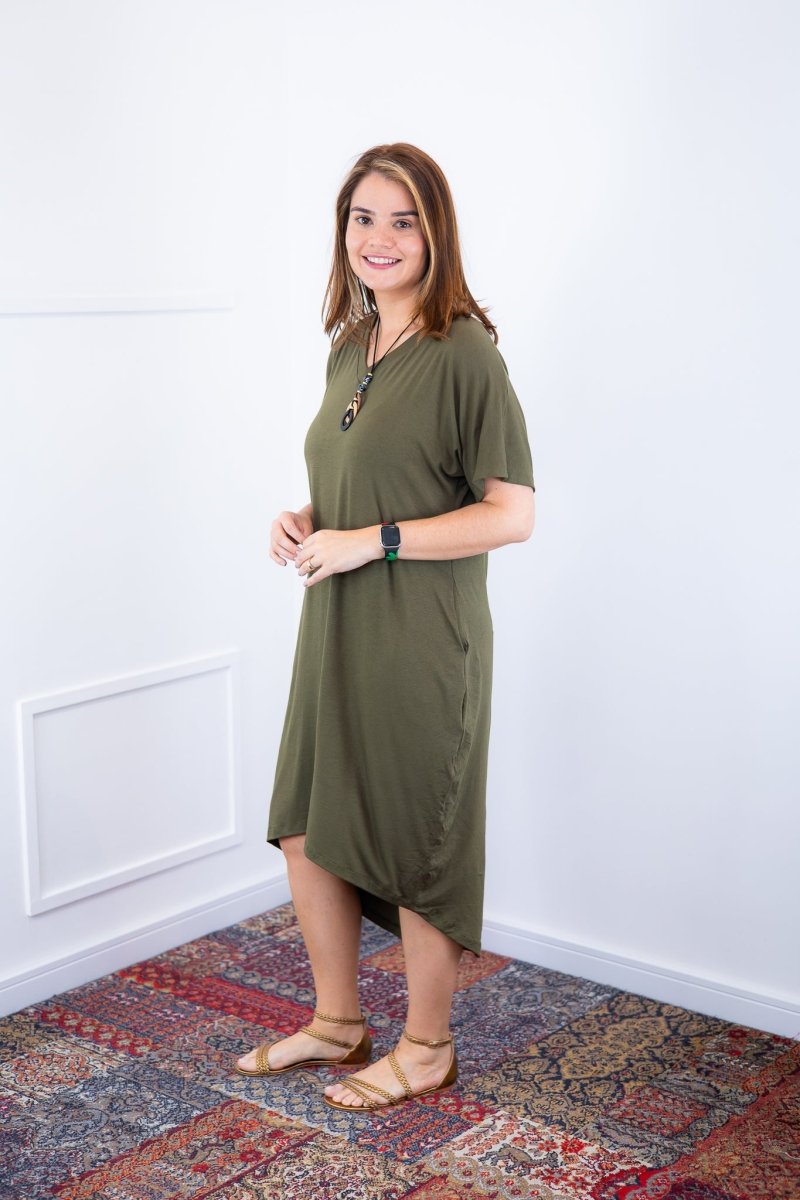 Vestido Alicia Signature – Mullet em Viscolycra com Manga Japonesa - Naguirre Shop