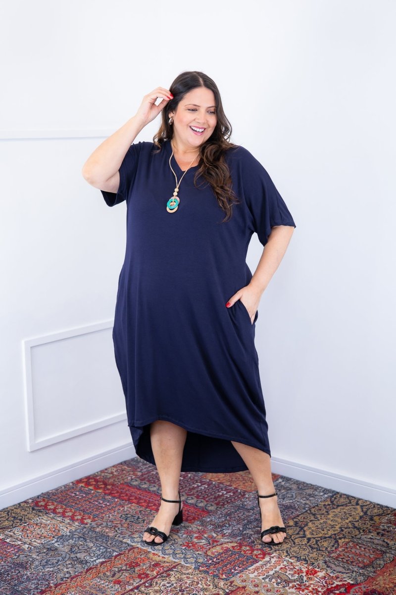 Vestido Alicia Signature – Mullet em Viscolycra com Manga Japonesa - Naguirre Shop