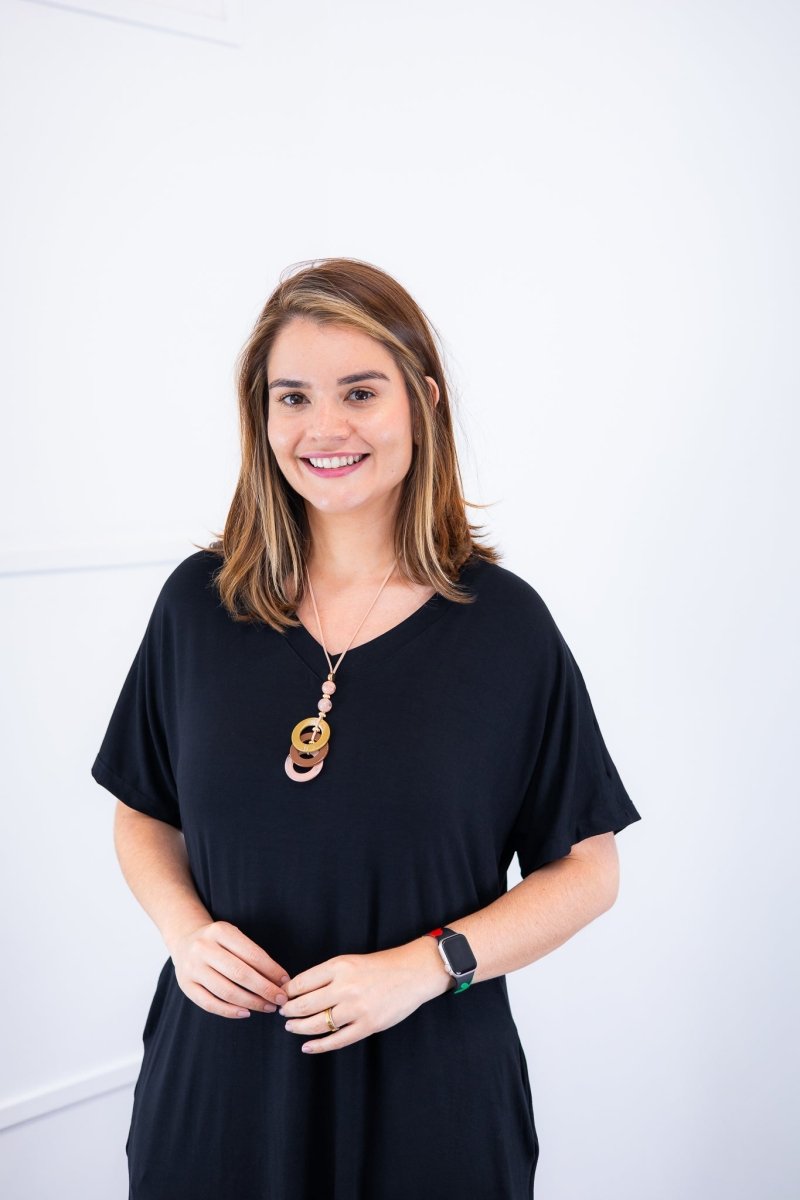 Vestido Alicia Signature – Mullet em Viscolycra com Manga Japonesa - Naguirre Shop