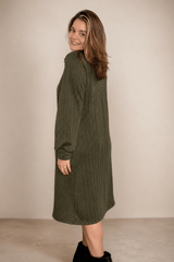 Vestido Amanda - Manga Longa em Lãzinha Mousse - Naguirre Shop