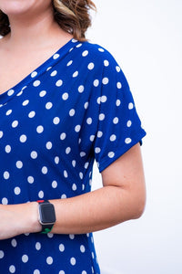 Vestido Antonella – Decote V com Fendas Laterais em Malha Confort - Naguirre Shop