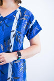 Vestido Antonella – Decote V com Fendas Laterais em Malha Confort - Naguirre Shop