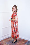 Vestido Antonella – Decote V com Fendas Laterais em Malha Confort - Naguirre Shop