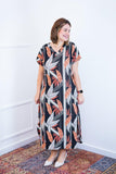 Vestido Antonella – Decote V com Fendas Laterais em Malha Confort - Naguirre Shop