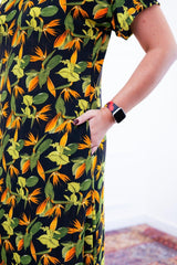 Vestido Antonella – Decote V com Fendas Laterais em Malha Confort - Naguirre Shop