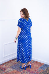 Vestido Antonella – Decote V com Fendas Laterais em Malha Confort - Naguirre Shop