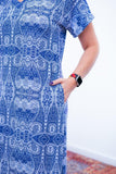 Vestido Antonella – Decote V com Fendas Laterais em Malha Confort - Naguirre Shop