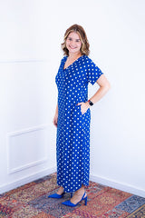 Vestido Antonella – Decote V com Fendas Laterais em Malha Confort - Naguirre Shop