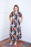 Vestido Antonella – Decote V com Fendas Laterais em Malha Confort - Naguirre Shop