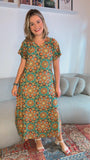 Vestido Antonella – Decote V com Fendas Laterais em Malha Confort - Naguirre Shop