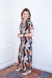 Vestido Antonella – Decote V com Fendas Laterais em Malha Confort - Naguirre Shop
