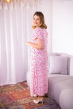 Vestido Antonella – Decote V com Fendas Laterais em Malha Confort - Naguirre Shop