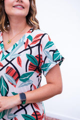 Vestido Antonella – Decote V com Fendas Laterais em Malha Confort - Naguirre Shop