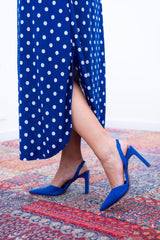 Vestido Antonella – Decote V com Fendas Laterais em Malha Confort - Naguirre Shop