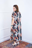 Vestido Antonella – Decote V com Fendas Laterais em Malha Confort - Naguirre Shop