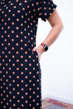 Vestido Antonella – Decote V com Fendas Laterais em Malha Confort - Naguirre Shop