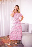 Vestido Antonella – Decote V com Fendas Laterais em Malha Confort - Naguirre Shop