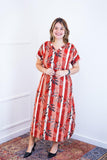 Vestido Antonella – Decote V com Fendas Laterais em Malha Confort - Naguirre Shop