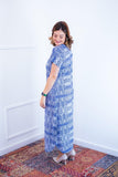 Vestido Antonella – Decote V com Fendas Laterais em Malha Confort - Naguirre Shop