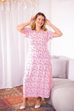 Vestido Antonella – Decote V com Fendas Laterais em Malha Confort - Naguirre Shop