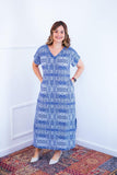 Vestido Antonella – Decote V com Fendas Laterais em Malha Confort - Naguirre Shop
