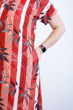 Vestido Antonella – Decote V com Fendas Laterais em Malha Confort - Naguirre Shop