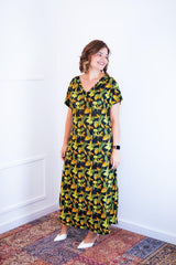 Vestido Antonella – Decote V com Fendas Laterais em Malha Confort - Naguirre Shop