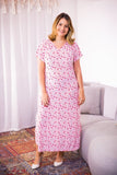 Vestido Antonella – Decote V com Fendas Laterais em Malha Confort - Naguirre Shop