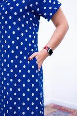 Vestido Antonella – Decote V com Fendas Laterais em Malha Confort - Naguirre Shop