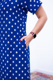 Vestido Antonella – Decote V com Fendas Laterais em Malha Confort - Naguirre Shop