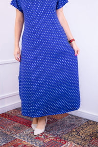 Vestido Antonella – Decote V com Fendas Laterais em Malha Confort Deluxe - Naguirre Shop