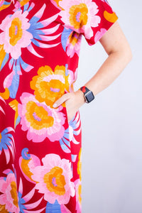 Vestido Antonella – Decote V com Fendas Laterais em Malha Confort Deluxe - Naguirre Shop