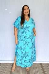 Vestido Antonella – Decote V com Fendas Laterais em Malha Confort Deluxe - Naguirre Shop