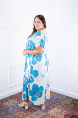 Vestido Antonella – Decote V com Fendas Laterais em Malha Confort Deluxe - Naguirre Shop