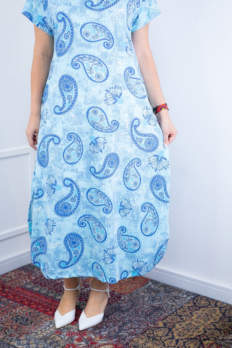 Vestido Antonella – Decote V com Fendas Laterais em Malha Confort Deluxe - Naguirre Shop