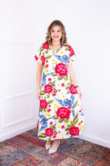 Vestido Antonella – Decote V com Fendas Laterais em Malha Confort Deluxe - Naguirre Shop