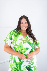 Vestido Antonella – Decote V com Fendas Laterais em Malha Confort Deluxe - Naguirre Shop