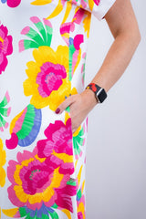 Vestido Antonella – Decote V com Fendas Laterais em Malha Confort Deluxe - Naguirre Shop