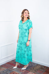 Vestido Antonella – Decote V com Fendas Laterais em Malha Confort Deluxe - Naguirre Shop