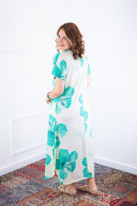 Vestido Antonella – Decote V com Fendas Laterais em Malha Confort Deluxe - Naguirre Shop