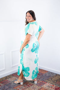 Vestido Antonella – Decote V com Fendas Laterais em Malha Confort Deluxe - Naguirre Shop