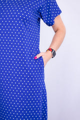 Vestido Antonella – Decote V com Fendas Laterais em Malha Confort Deluxe - Naguirre Shop