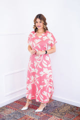 Vestido Antonella – Decote V com Fendas Laterais em Malha Confort Deluxe - Naguirre Shop