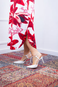 Vestido Antonella – Decote V com Fendas Laterais em Malha Confort Deluxe - Naguirre Shop