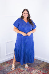 Vestido Antonella – Decote V com Fendas Laterais em Malha Confort Deluxe - Naguirre Shop