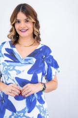 Vestido Antonella – Decote V com Fendas Laterais em Malha Confort Deluxe - Naguirre Shop