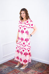 Vestido Antonella – Decote V com Fendas Laterais em Malha Confort Deluxe - Naguirre Shop