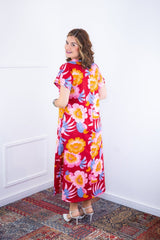 Vestido Antonella – Decote V com Fendas Laterais em Malha Confort Deluxe - Naguirre Shop