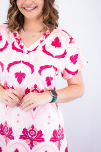 Vestido Antonella – Decote V com Fendas Laterais em Malha Confort Deluxe - Naguirre Shop