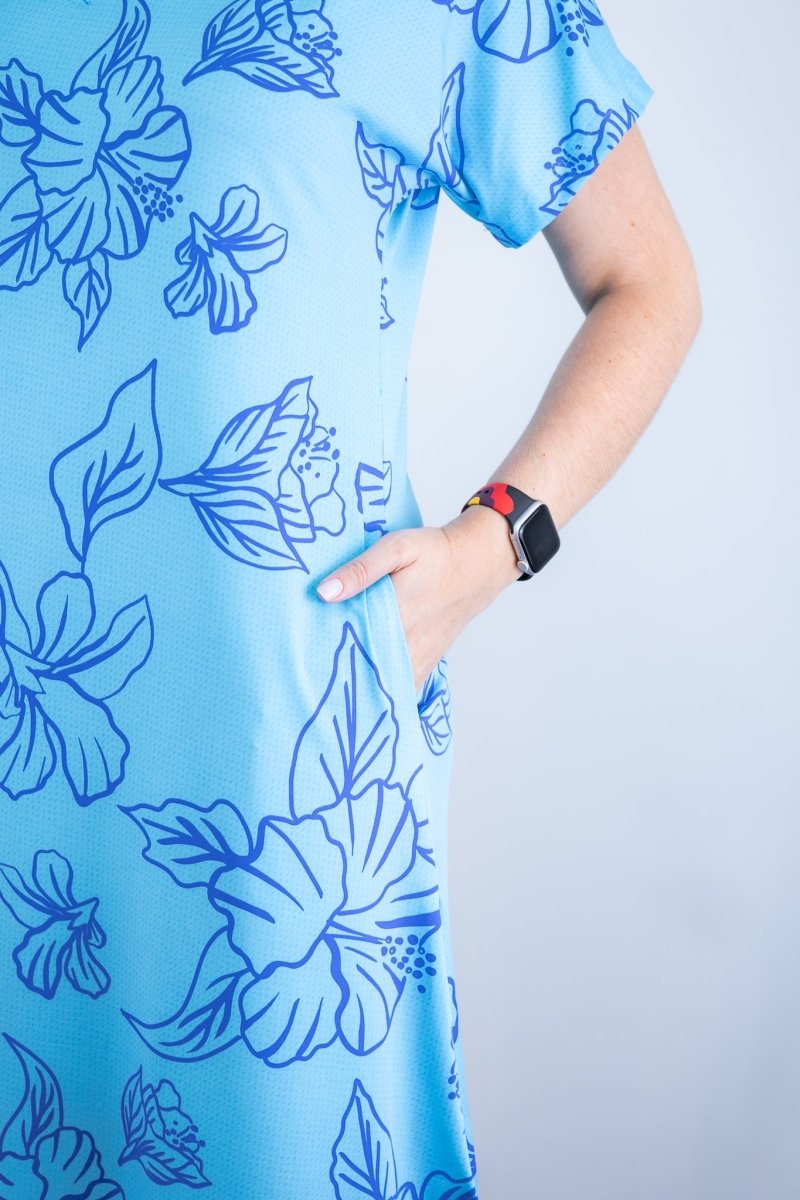 Vestido Antonella – Decote V com Fendas Laterais em Malha Confort Deluxe - Naguirre Shop